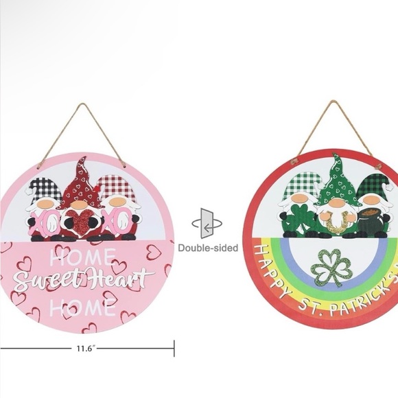 Holiday Gnome Double sided Sign - Picture 2 of 7